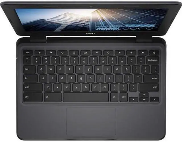 Alt view image 5 of 7 - Dell Chromebook 3100 11.6 inch HD Intel N4020 4GB 16GB Chrome OS Black Refurbished Good