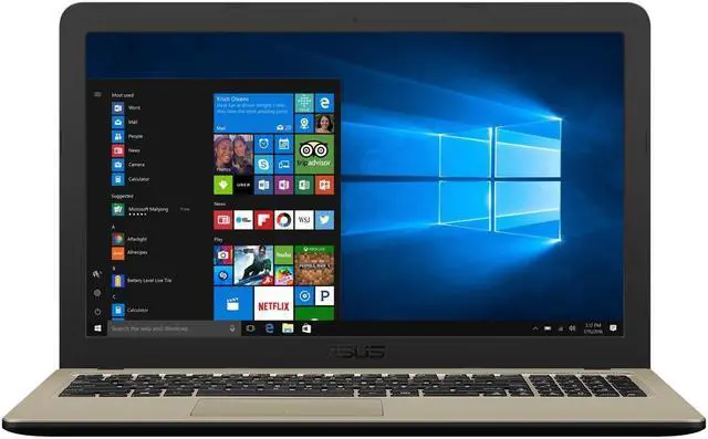 Alt view image 5 of 9 - ASUS Vivo Book X540UA-TB51-CB 15.6 Laptop with Intel® i5-8250U, 1TB SSHD, 8GB RAM & Windows 10 - Chocolate Black & Gold