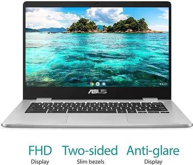 Alt view image 13 of 16 - ASUS Chromebook C424MA-WH44F 14" Laptop Intel N4020 1.1GHz 4GB DDR4 64GB eMMC Chrome OS