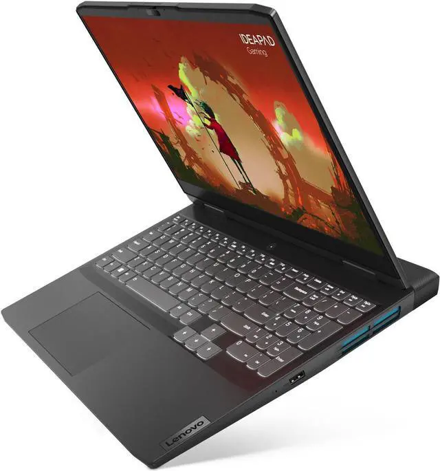 Alt view image 12 of 14 - Lenovo IdeaPad Gaming 3 AMD Laptop, 15.6" FHD IPS, Ryzen 7 7735HS, NVIDIA® GeForce RTX 4050 Laptop GPU 6GB GDDR6, 16GB, 512GB, For Gaming