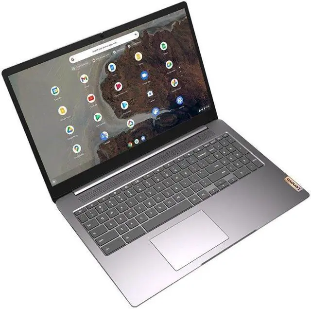 Alt view image 7 of 11 - Lenovo IdeaPad 3 Chrome 15IJL6 15.6" Laptop Celeron N4500 4GB 64GB eMMC Chrome OS