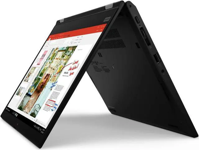 Alt view image 4 of 6 - Lenovo ThinkPad L13 Yoga Gen 2 13.3" Touchscreen i3-1115G4 4GB 512GB Windows 11 Pro Black Certified Refurbished