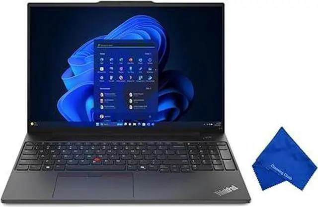 Alt view image 8 of 19 - Lenovo ThinkPad E16 Gen 2 16" WUXGA IPS Intel Core Ultra 7 155U 3.80 GHz up to 4.80 GHz 16GB DDR5-5600 RAM 512GB M.2 2242 PCIe Gen4 TLC Opal SSD Intel Graphics Windows 11 Pro Laptop - 21MA0035US