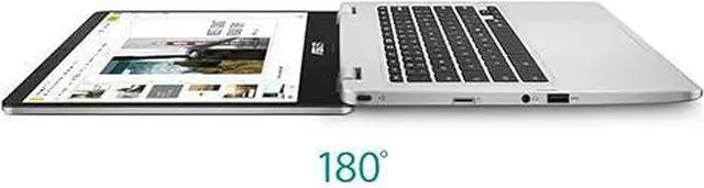 Alt view image 15 of 16 - ASUS Chromebook C424MA-WH44F 14" Laptop Intel N4020 1.1GHz 4GB DDR4 64GB eMMC Chrome OS