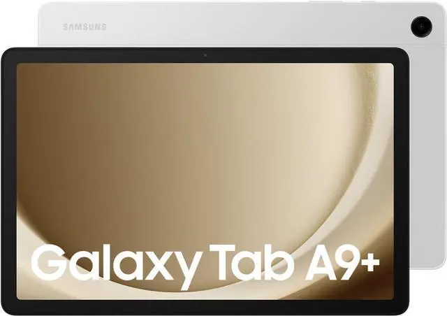 Main image of Samsung Tab A9+ 11 WUXGA Qualcomm  2.2 GHz Tablet 8GB RAM 128GB of Storage Silver Refurbished Good