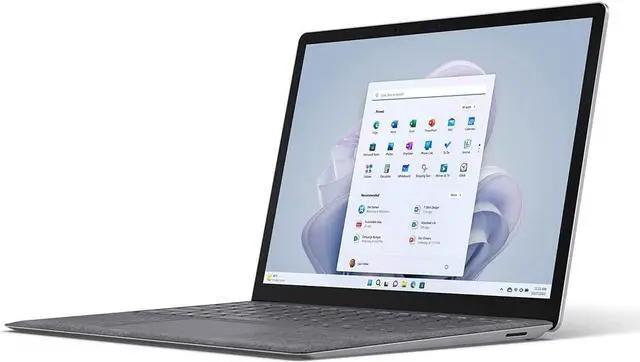 Alt view image 2 of 9 - Microsoft Surface Laptop 5 - 13.5" Touchscreen - Intel Core i5-1235U - 8GB RAM - 256GB SSD - Windows 11 Home - Intel Evo Platform - QZI-00001 - Platinum