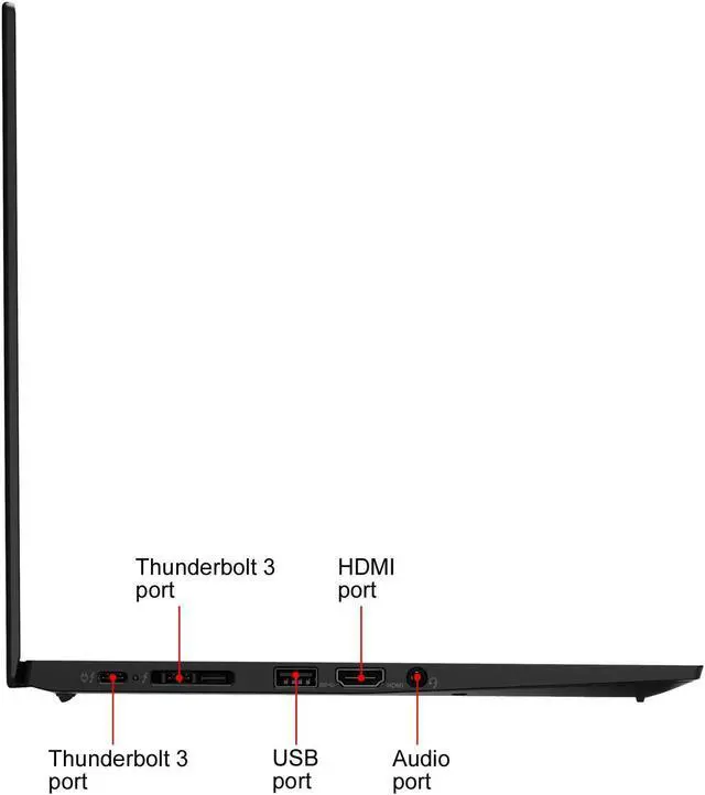 Alt view image 4 of 4 - LENOVO ThinkPad X1 Carbon 7 14" 4K UHD IPS Intel i7-10510U 16GB RAM 1TB SSD UHD Graphics Windows 10 Pro Certified Refurbished