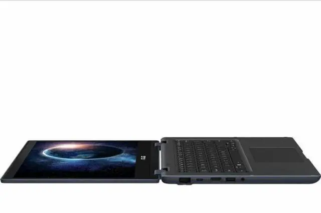 Alt view image 4 of 6 - ASUS 14" FHD Touchscreen Convertible 2 in 1 Notebook Laptop Intel Core i3-N305 8GB RAM 256GB WiFi 6 Windows 11 Pro Grey