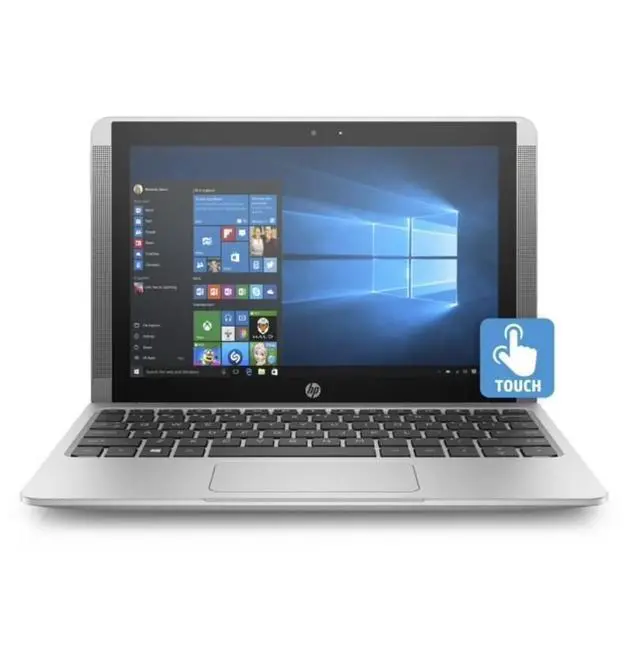 Main image of HP 10-p010wm Notebook x2 10.1" IPS Touchscreen x5-Z8350 4GB RAM 64GB eMMC Win 10 Home Silver Certified Refurbished