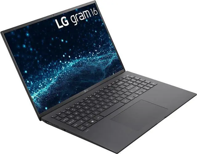Alt view image 3 of 6 - LG Gram 16" Intel Core i7-1360P 16GB RAM 1TB SSD Iris Xe Graphics Windows 11 Black Certified Refurbished