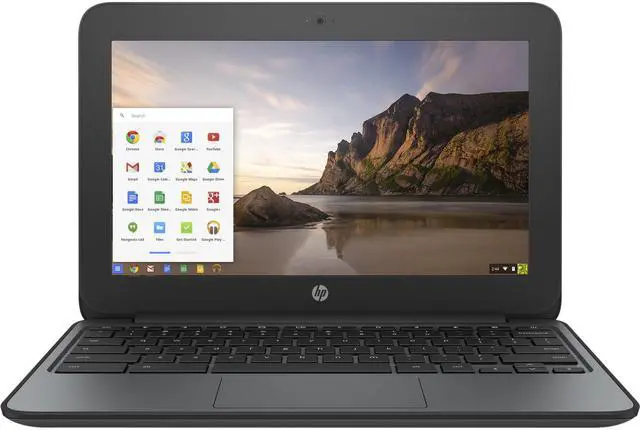 Alt view image 10 of 10 - HP 11 G4 Chromebook 11.6" Intel Celeron N2840 4GB RAM 16GB SSD Chrome OS