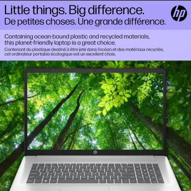 Alt view image 5 of 5 - HP 17" Laptop FHD Display Intel Core i5-1335U 8GB RAM 1TB SSD Windows 11 Home