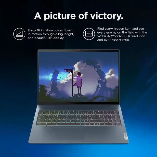 Alt view image 3 of 5 - LENOVO IdeaPad 5 16IAU7 16" WQXGA i3-1215U 8GB 128GB Intel UHD Graphics ChromeOS Grey Certified Refurbished