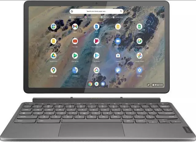 Alt view image 8 of 11 - Lenovo IP Duet 3 Chrome 11Q727 10.95" Touch  Snapdragon 7c G2 4GB 64GB SSD COS
