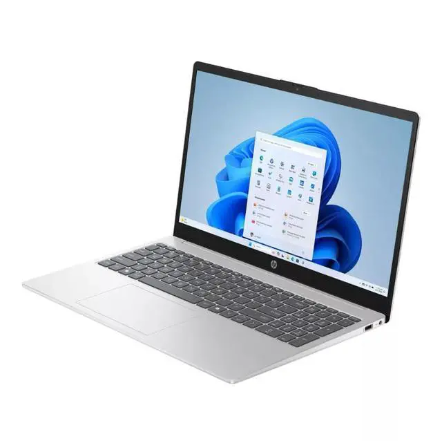 Alt view image 8 of 10 - HP 15.6 inch FHD (1920x1080) IPS Touchscreen Laptop, Intel Core i5-1334U Processor, 8GB - 512GB SSD, Windows 11 Home - Natural Silver (15-fd0154wm)