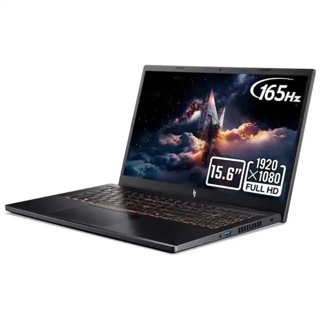 Alt view image 2 of 7 - Acer Nitro V 15 15.6" FHD Gaming Laptop Intel i5-13420H Nvidia RTX 5050 8 GB GDDR7 16GB 512GB Windows 11 Home Black