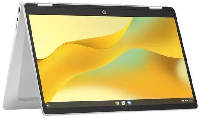 Main image of HP Chromebook x360 Full HD Touchscreen 2-in-1 14" Touch Dual-Core N100 1.1GHz 128GB eMMC 4GB Chrome Glacier Silver