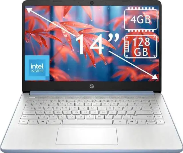 Alt view image 13 of 15 - HP - 14" LAPTOP - INTEL PROCESSOR N150 - 4GB - 128GB UFS - SKY BLUE