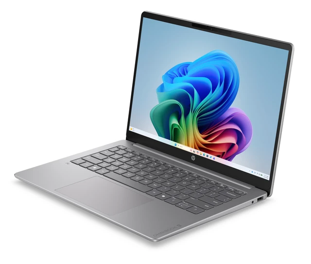 Alt view image 2 of 5 - HP OmniBook 3 Notebook 14" WUXGA OLED Qualcomm Snapdragon X X1-26100 32GB 1TB Windows 11 Home
