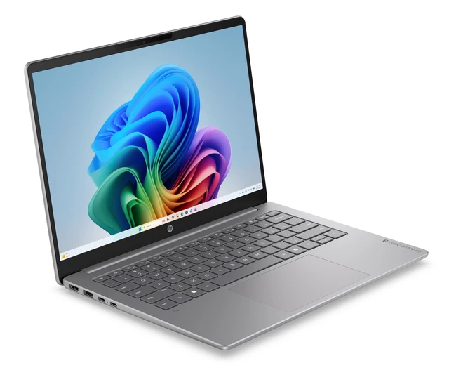 Alt view image 3 of 5 - HP OmniBook 3 Notebook 14" WUXGA OLED Qualcomm Snapdragon X X1-26100 32GB 1TB Windows 11 Home