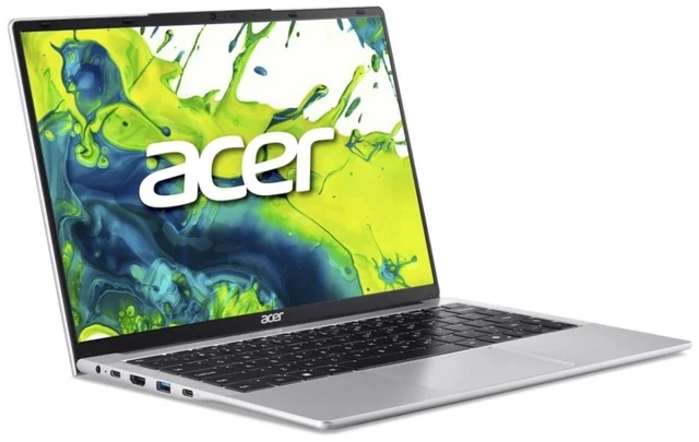 Alt view image 3 of 5 - ACER Aspire 14" WUXGA Intel N150 Intel Graphics 8GB 128GB Windows 11 Home Silver