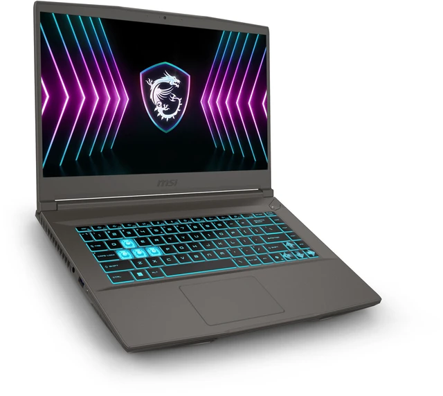 Alt view image 3 of 6 - MSI Thin 15 15.6" FHD 144 Hz Gaming Laptop Intel Core 7 240H GeForce RTX 4050 6GB GPU 16GB 1TB NVMe Windows 11 Home