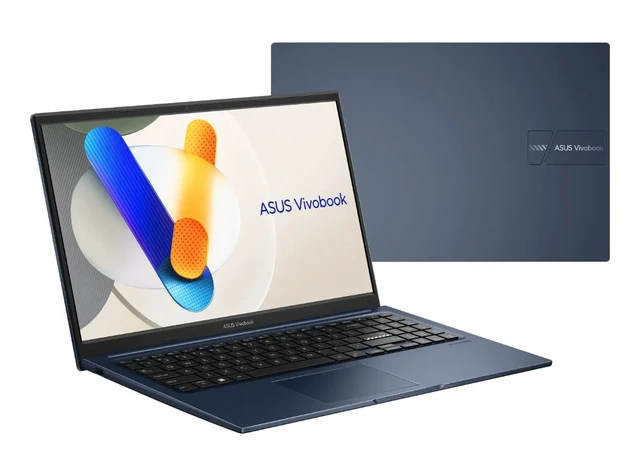Alt view image 2 of 4 - ASUS VivoBook 15 15.6" Full HD Laptop Intel Core 5 120U 8GB 512GB Windows 11 Home Quiet Blue Refurbished Good