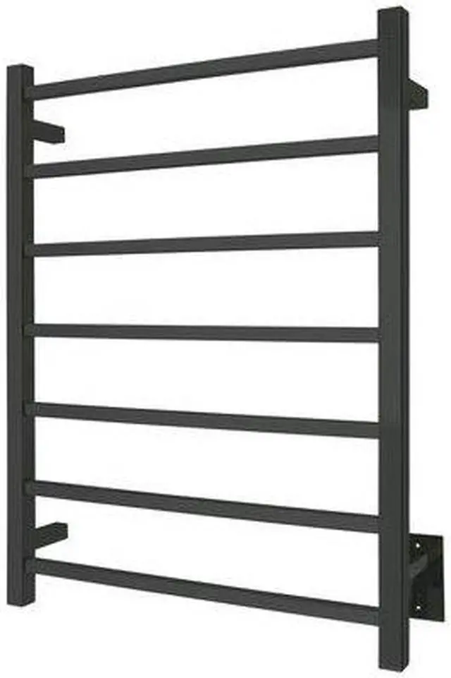 Main image of Tahoe 7 Towel Warmer, Black, Hardwired, 7 Bars