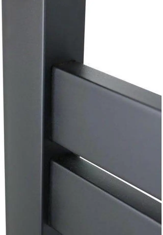 Alt view image 3 of 5 - Grande 10 Towel Warmer, Black, Hardwired, 10 Bars