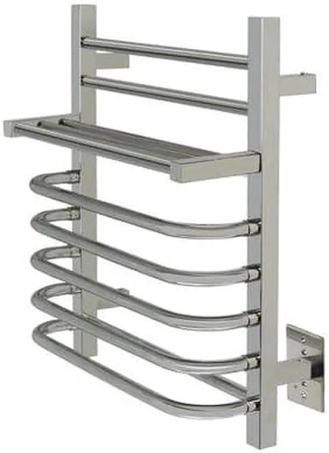 Main image of Maui Towel Warmer, Polished, Hardwired, 7 Bars