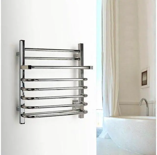 Alt view image 4 of 6 - Maui Towel Warmer, Polished, Hardwired, 7 Bars