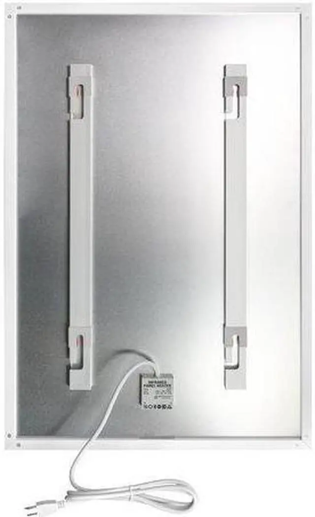 Alt view image 3 of 7 - Ember Flex Radiant Panel Heater- White - 500W - 35 x 24 - Dual Connection
