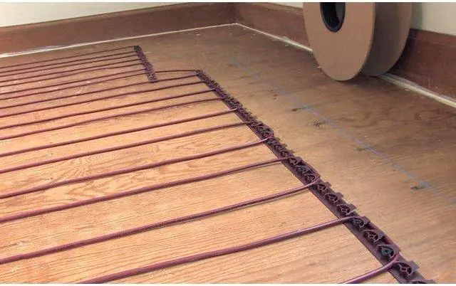 Alt view image 3 of 4 - WarmlyYours TempZone Electric Floor Heating Cable Kit 220' with Prodeso Membrane & Non Programmable Thermostat (68.7 sq. ft) for Tile Floors