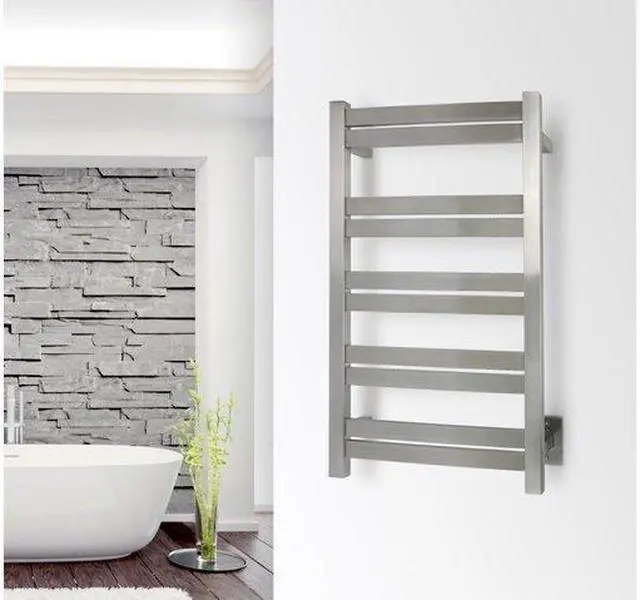 Alt view image 5 of 5 - Grande 10 Towel Warmer, Brushed, Hardwired, 10 Bars Refurbished