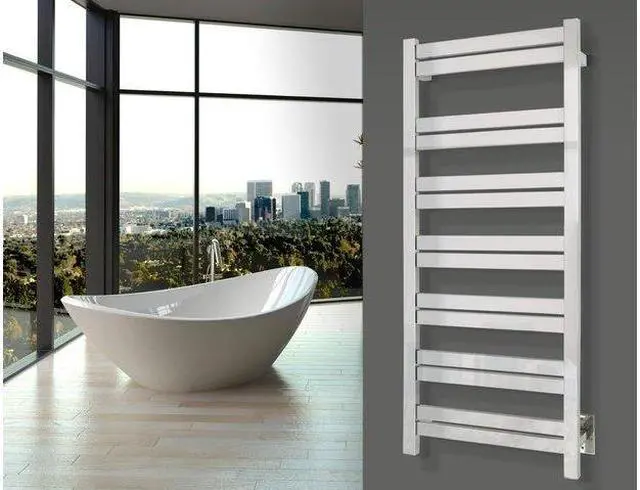 Alt view image 3 of 5 - Milan 14 Towel Warmer, Polished, Hardwired, 14 Bars Refurbished
