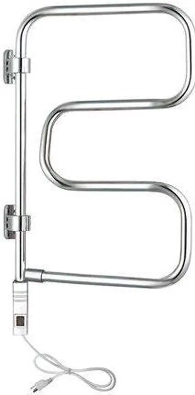 Main image of Elements Towel Warmer, Polished Chrome, Plug-in, 4 Bars Refurbished