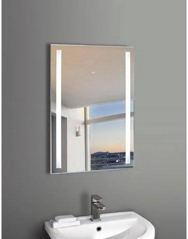 Alt view image 2 of 7 - Ingrid Wall-mounted LED Mirror 36 by 24 Refurbished