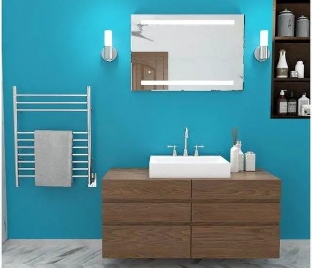 Alt view image 3 of 7 - Ingrid Wall-mounted LED Mirror 36 by 24 Refurbished