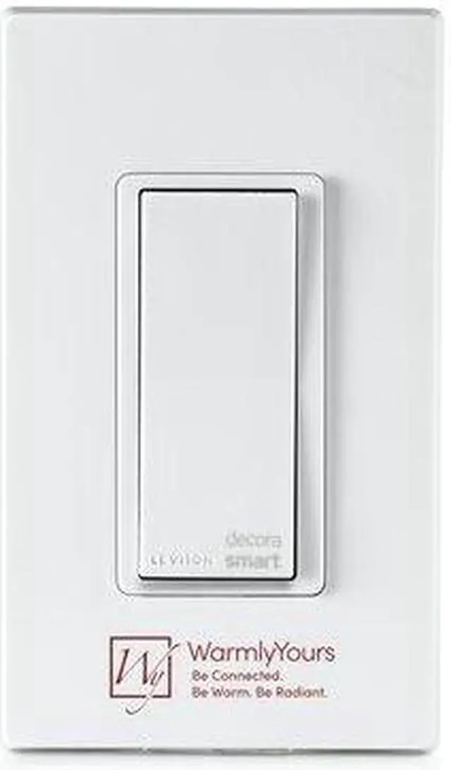 Main image of Hardwired WiFi Switch - White with White Wallplate