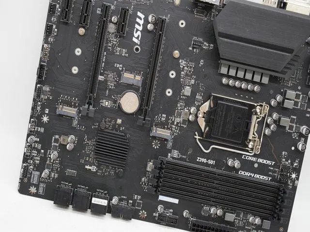 Alt view image 5 of 13 - MSI Z390-S01 Motherboard LGA 1151 Intel Z390 ATX DDR4 M.2 Support 9700K 9900K