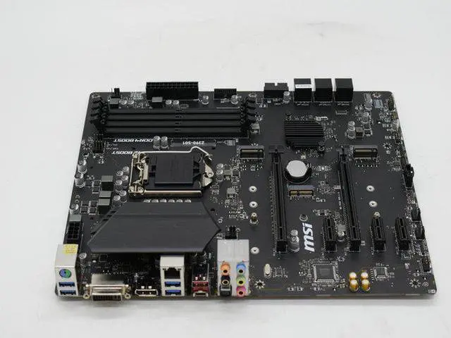 Alt view image 7 of 13 - MSI Z390-S01 Motherboard LGA 1151 Intel Z390 ATX DDR4 M.2 Support 9700K 9900K