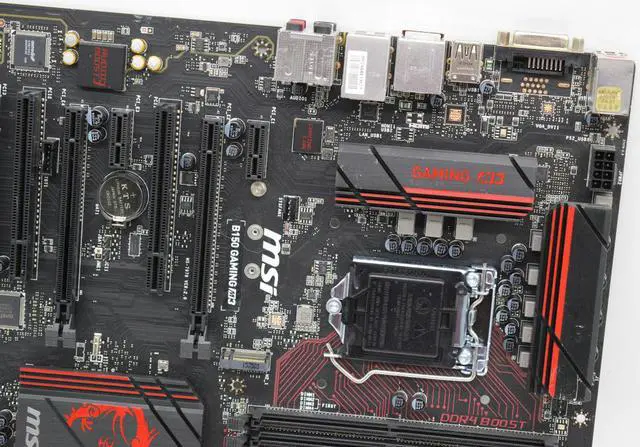 Alt view image 10 of 10 - MSI Gaming B150 Gaming M3 LGA 1151 Intel B150 HDMI SATA 6Gb/s USB 3.1 ATX Intel Motherboard