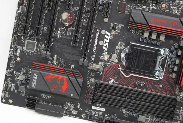 Alt view image 8 of 10 - MSI Gaming B150 Gaming M3 LGA 1151 Intel B150 HDMI SATA 6Gb/s USB 3.1 ATX Intel Motherboard