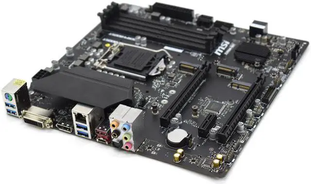 Alt view image 7 of 11 - MSI Z390M-S01 LGA 1151 Intel Z390 DDR4 Dual M.2 USB3.1 Micro ATX Motherboard