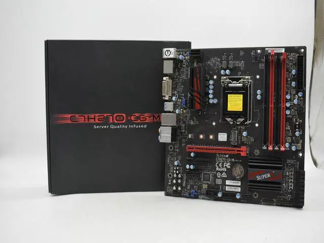 Alt view image 6 of 11 - SUPERMICRO C7H270-CG-ML LGA 1151 Intel H270 HDMI USB 3.0 Micro ATX Motherboards - Intel