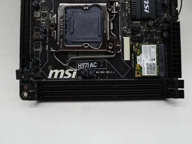 Alt view image 4 of 11 - MSI H97I AC LGA 1150 Intel H97 HDMI SATA 6Gb/s USB 3.0 Mini ITX Intel Motherboard