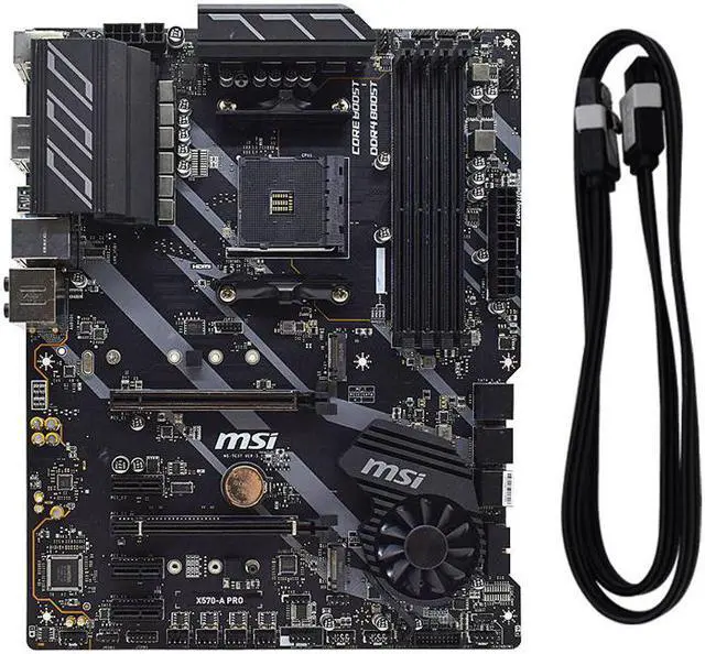Main image of MSI X570-A PRO AM4 SATA 6Gb/s M.2 USB 3.2 Gen 2 HDMI ATX  AMD Motherboard