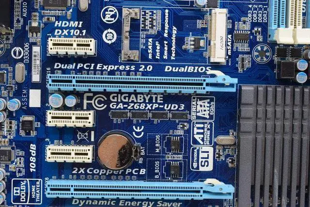Alt view image 3 of 8 - Gigabyte GA-Z68XP-UD3 ATX Motherboard - LGA1155 Socket - Intel Z68 - HDMI, SATA 6 Gbps - USB 3.0 - DDR3 SDRAM
