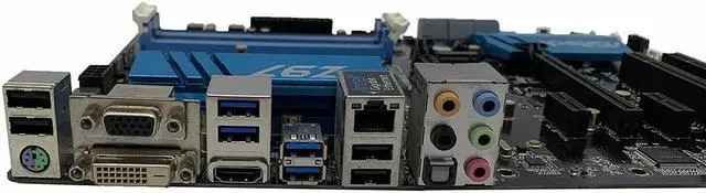 Alt view image 6 of 6 - ASRock Z97 PRO4 Motherboard ATX Intel Z97 LGA1150 DDR3 32GB SATA3 M.2 HDMI VGA DVI-D PCI-E2.0/3.0+I/O