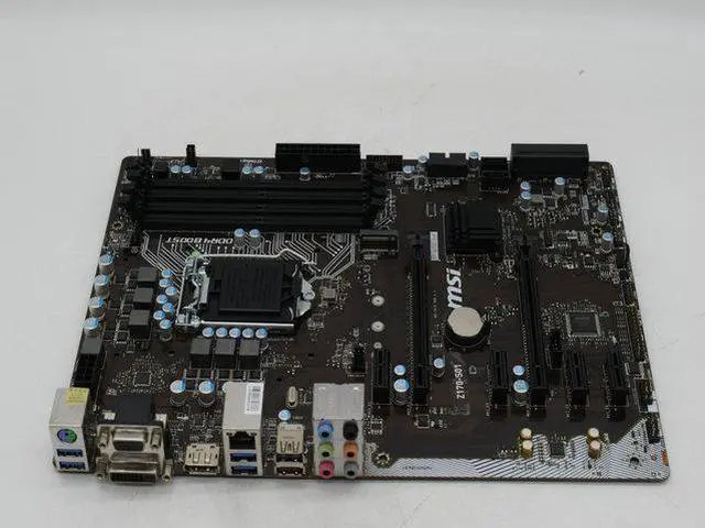 Alt view image 3 of 7 - MSI Motherboard Z170-S01 Mainboard LGA1151 DDR4 ATX M.2 64GB TESTED+I/O Shield